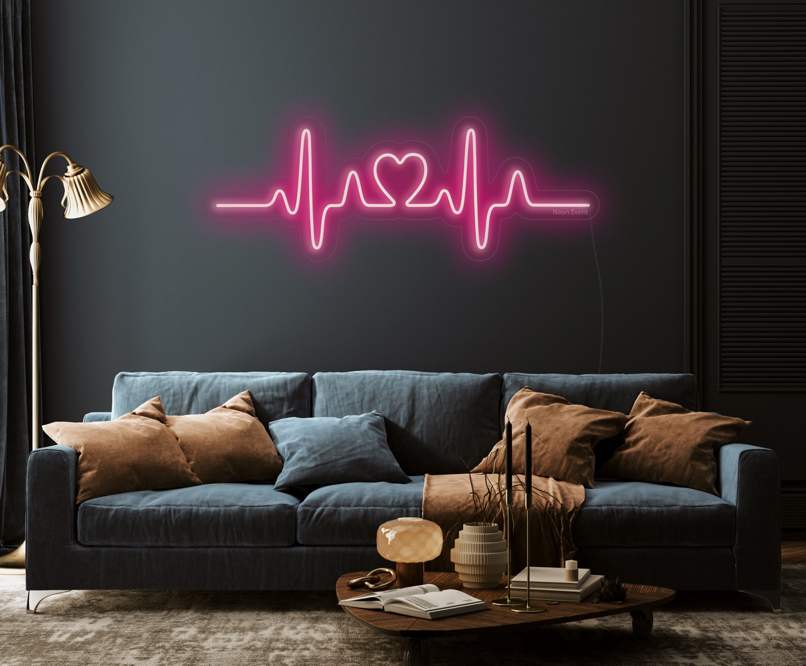 Neon Sign Heartbeat Pulse Neon Led Light